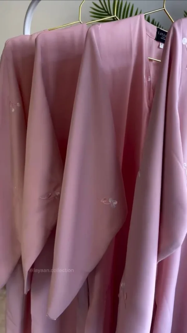 Floral Grace Abaya - Image 2